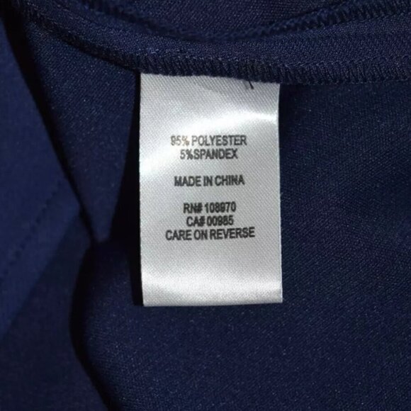 ZAC POSEN ALIX NAVY BLUE HALTER SHEATH DRESS - Picture 9 of 9